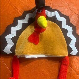 Festive Turkey Hat with Top Hat